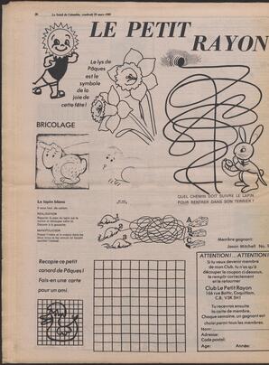 Le Soleil de Colombie, March 28, 1980, page 20
