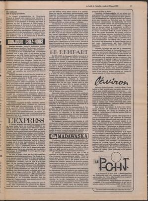 Le Soleil de Colombie, March 28, 1980, page 17