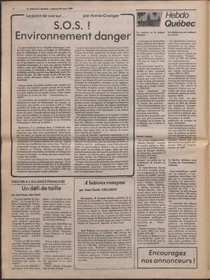 Le Soleil de Colombie, March 28, 1980, page 4