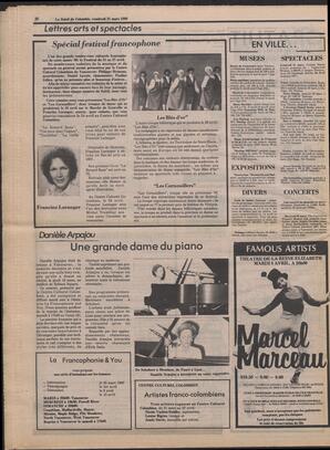 Le Soleil de Colombie, March 21, 1980, page 22