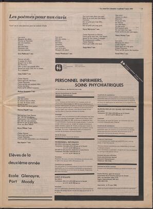 Le Soleil de Colombie, March 7, 1980, page 17