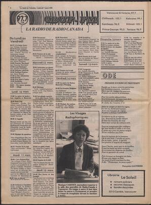 Le Soleil de Colombie, March 7, 1980, page 8