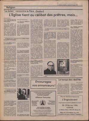 Le Soleil de Colombie, February 29, 1980, page 5