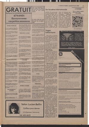 Le Soleil de Colombie, February 22, 1980, page 15