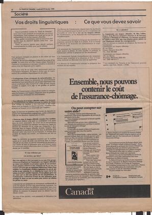 Le Soleil de Colombie, February 22, 1980, page 12