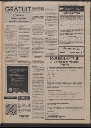 Le Soleil de Colombie, February 15, 1980, page 23