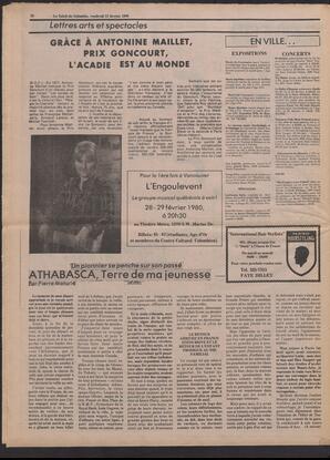 Le Soleil de Colombie, February 15, 1980, page 22