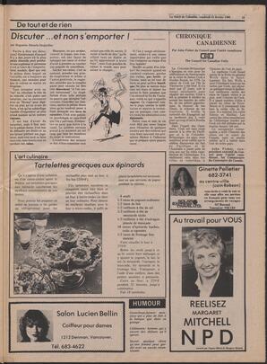 Le Soleil de Colombie, February 15, 1980, page 19