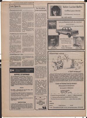 Le Soleil de Colombie, February 1, 1980, page 20