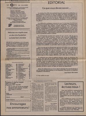 Le Soleil de Colombie, February 1, 1980, page 2
