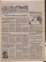 Le Soleil de Colombie, January 25, 1980