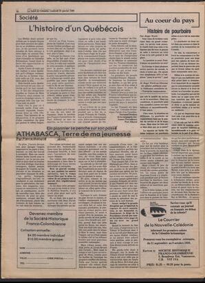 Le Soleil de Colombie, January 25, 1980, page 16