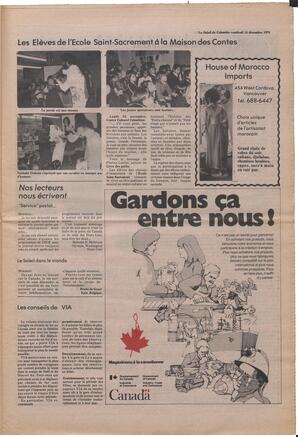 Le Soleil de Colombie, December 14, 1979, page 5
