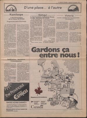 Le Soleil de Colombie, November 16, 1979, page 3