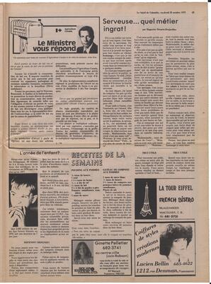 Le Soleil de Colombie, October 26, 1979, page 17