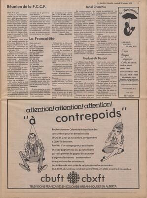 Le Soleil de Colombie, October 26, 1979, page 7