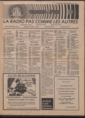 Le Soleil de Colombie, October 19, 1979, page 11