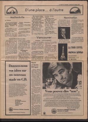 Le Soleil de Colombie, October 19, 1979, page 3