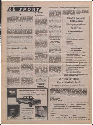 Le Soleil de Colombie, October 15, 1979, page 16