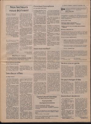 Le Soleil de Colombie, September 21, 1979, page 5