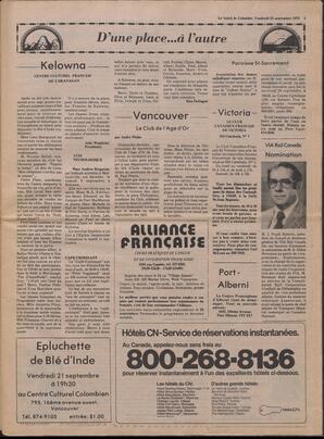 Le Soleil de Colombie, September 21, 1979, page 3