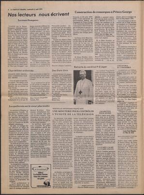Le Soleil de Colombie, August 31, 1979, page 4