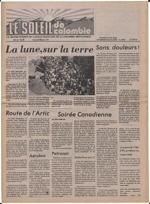 Le Soleil de Colombie, August 24, 1979, page 1