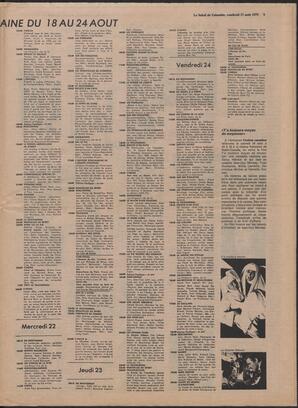 Le Soleil de Colombie, August 17, 1979, page 9
