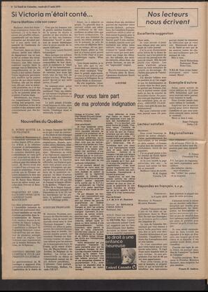 Le Soleil de Colombie, August 17, 1979, page 4
