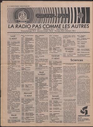 Le Soleil de Colombie, August 10, 1979, page 14