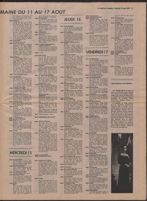 Le Soleil de Colombie, August 10, 1979, page 11