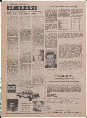 Le Soleil de Colombie, July 20, 1979, page 20