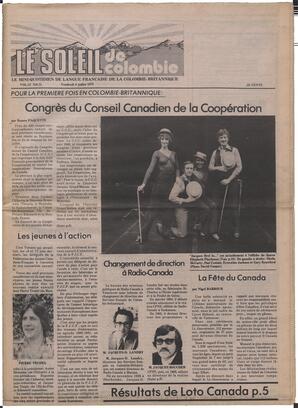 Le Soleil de Colombie, June 29, 1979, page 1