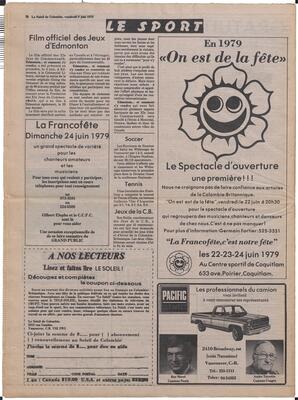Le Soleil de Colombie, June 8, 1979, page 20
