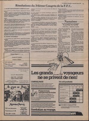 Le Soleil de Colombie, June 8, 1979, page 13