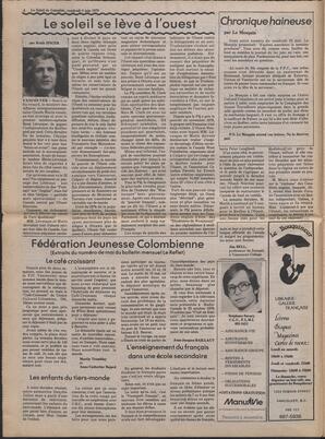 Le Soleil de Colombie, June 8, 1979, page 4