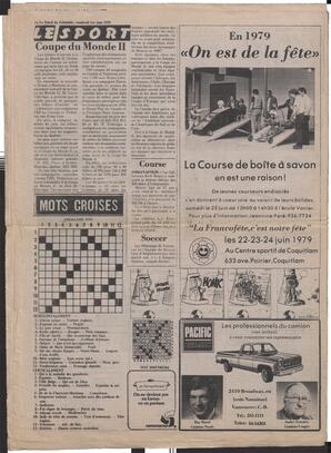 Le Soleil de Colombie, June 1, 1979, page 20