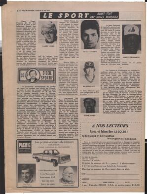 Le Soleil de Colombie, May 25, 1979, page 20
