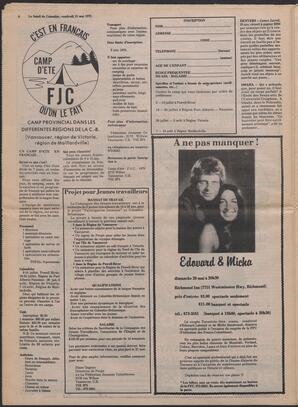 Le Soleil de Colombie, May 18, 1979, page 8