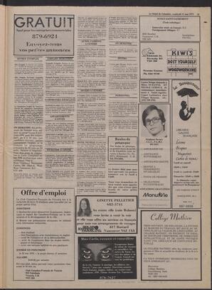 Le Soleil de Colombie, May 11, 1979, page 27