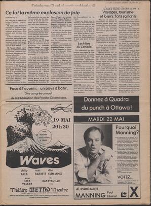 Le Soleil de Colombie, May 11, 1979, page 9