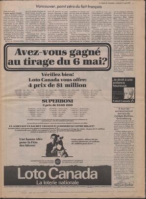 Le Soleil de Colombie, May 11, 1979, page 5