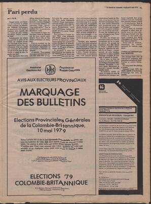 Le Soleil de Colombie, May 4, 1979, page 19