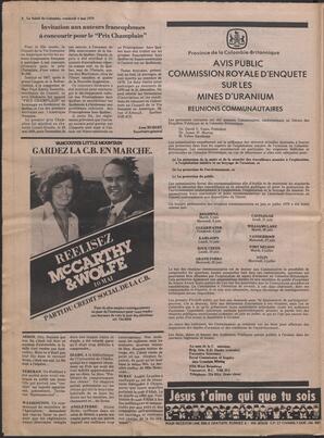 Le Soleil de Colombie, May 4, 1979, page 8