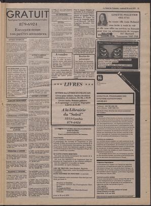 Le Soleil de Colombie, April 20, 1979, page 23