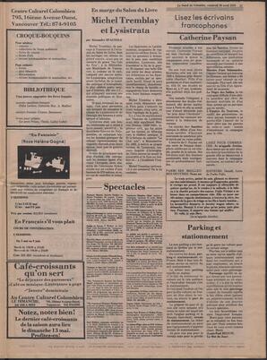 Le Soleil de Colombie, April 20, 1979, page 17
