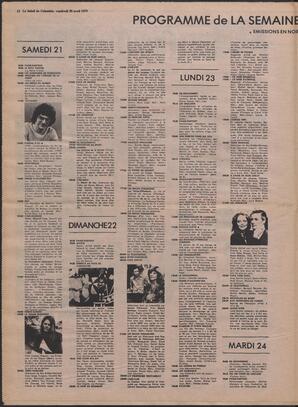 Le Soleil de Colombie, April 20, 1979, page 12