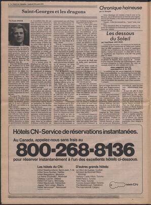 Le Soleil de Colombie, April 20, 1979, page 4