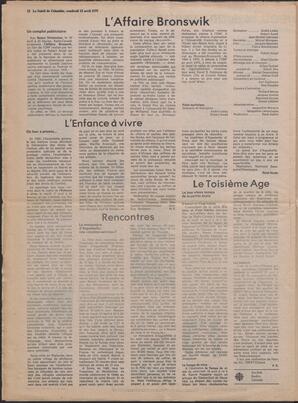 Le Soleil de Colombie, April 13, 1979, page 12