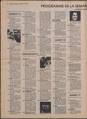 Le Soleil de Colombie, April 13, 1979, page 10